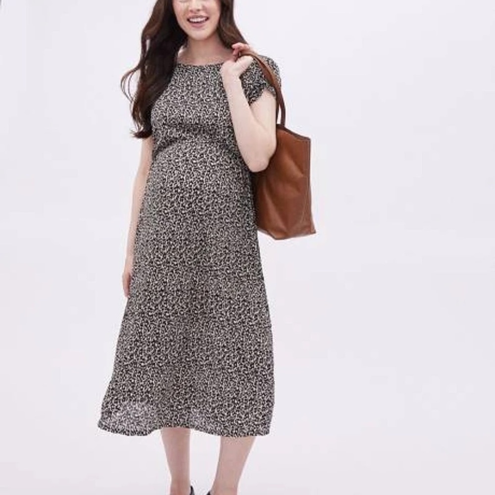 Thyme maternity midi dress